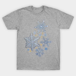 Watercolor Snowflakes T-Shirt